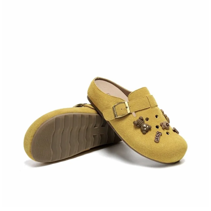 CLEARTASTE Quiet Slip Resistant Closed Toe Slippers Women's-8