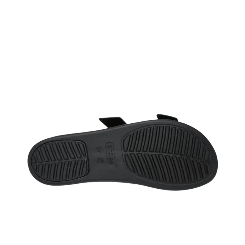 Crocs Brooklyn Abrasion Resistant Slide Slippers Unisex Black-5