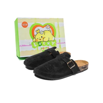 Budding Bear Quiet Odor Resistant Abrasion Resistant Slip Resistant Closed Toe Slippers Unisex