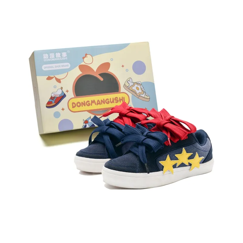 Anime Story Slip Resistant, Abrasion Resistant, Lightweight, Breathable Low Top Skateboard Shoes Unisex-32