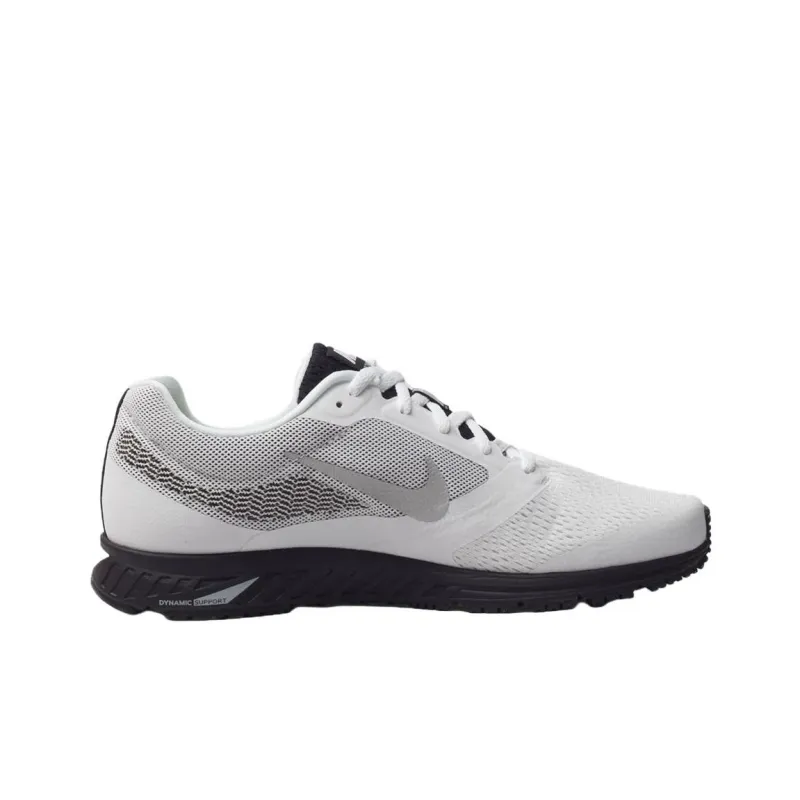 Nike Air Zoom Fly 2 Anti Slip Wear Resistant Low Top Casual Running Shoes Men's Black White-1