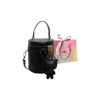 Yalu PU Shoulder Bag, Crossbody Bag, Handbag Women's Black/Ecru/Brown/Pink