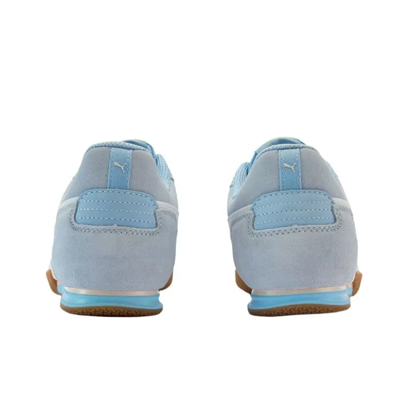 PUMA BELLA DONNA Anti Slip Wear Resistant Low Top Skateboard Shoes Women's Blue White-3