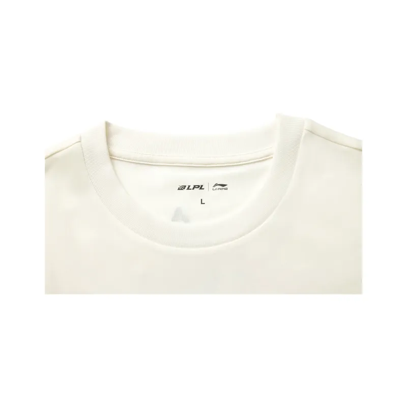 LiNing x LEAGUE OF LEGENDS Sports Life Collection T Shirt Men's Ecru-2