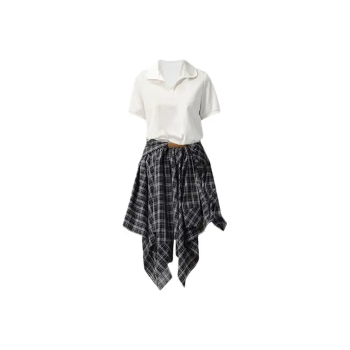 AFGGD Two Piece Skirt Sets Women's