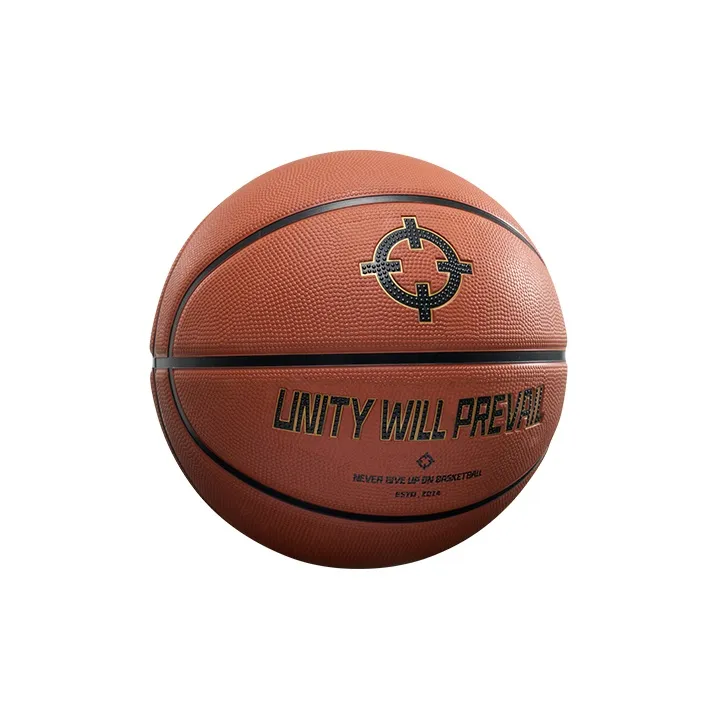 RIGORER Rubber Basketball Brown Size 76, Size 5, Size Training Unisex-1