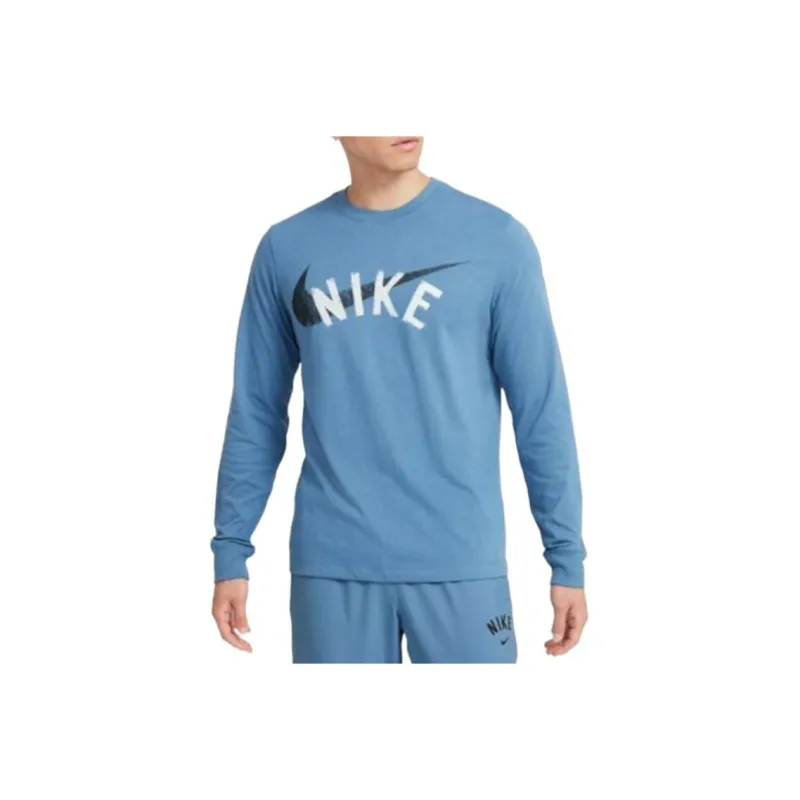 Nike Clothing T Shirts Men Blue-0