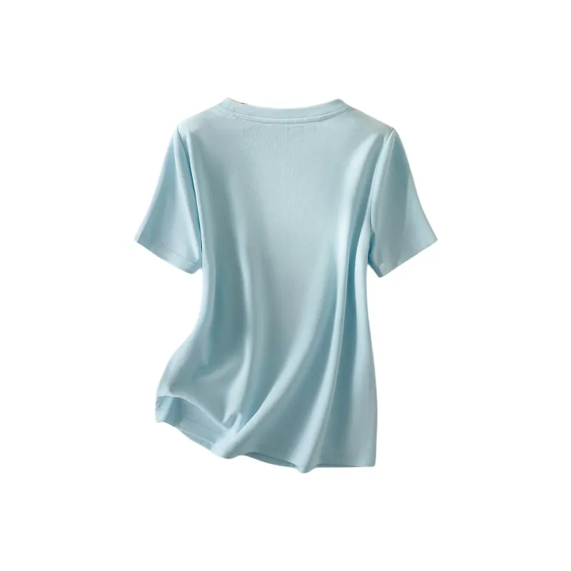 IHIMI T Shirts Women's Light Blue-1