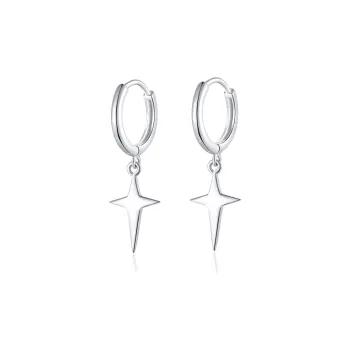 Pan star S925 Silver Earrings Women's