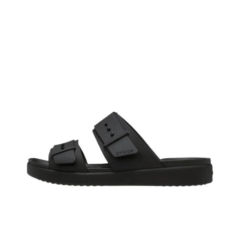 Crocs Brooklyn Abrasion Resistant Slide Slippers Unisex Black-0