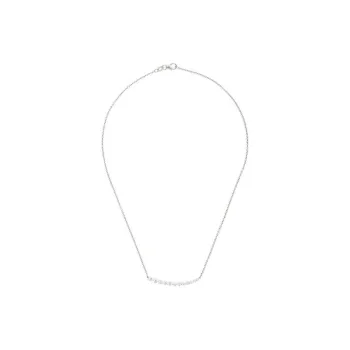 Anita Ko 18kt White Gold Graduated Diamond Necklace