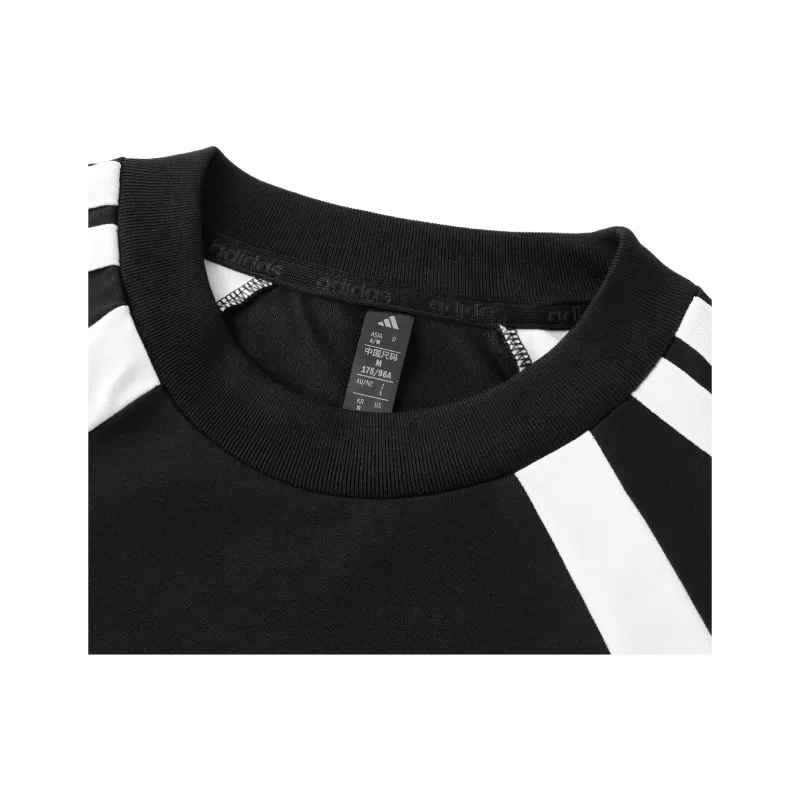 Adidas 3 Stripes T Shirt Men's Black-2