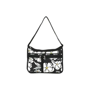 LeSportsac Nylon Shoulder Bag Women's Black & White