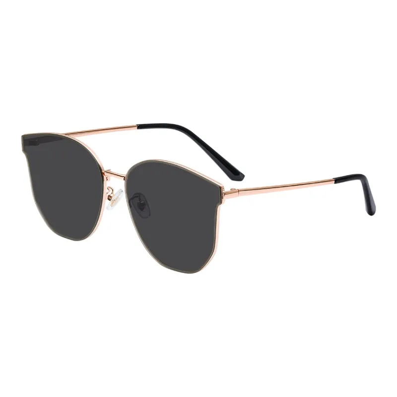 VEGOOS Metal Cat Eye Sunglasses Unisex-0