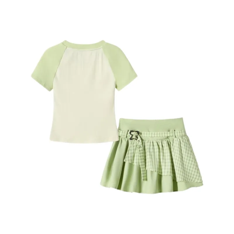DOKZB Two Piece Skirt Sets Women's-1