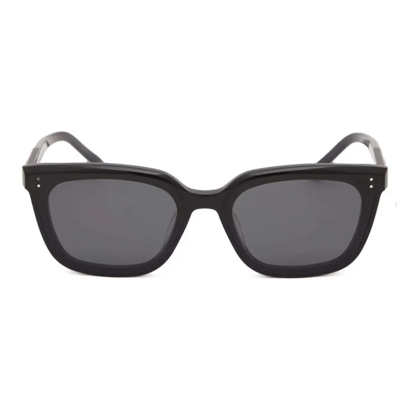 GENTLE MONSTER Acetate Irregular Shape Sunglasses Women's Black-1