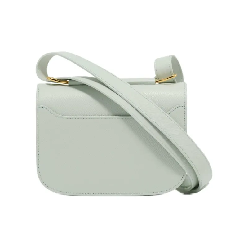 Delvau Alpina Calf Calfskin Shoulder Bag Women's Mint-4