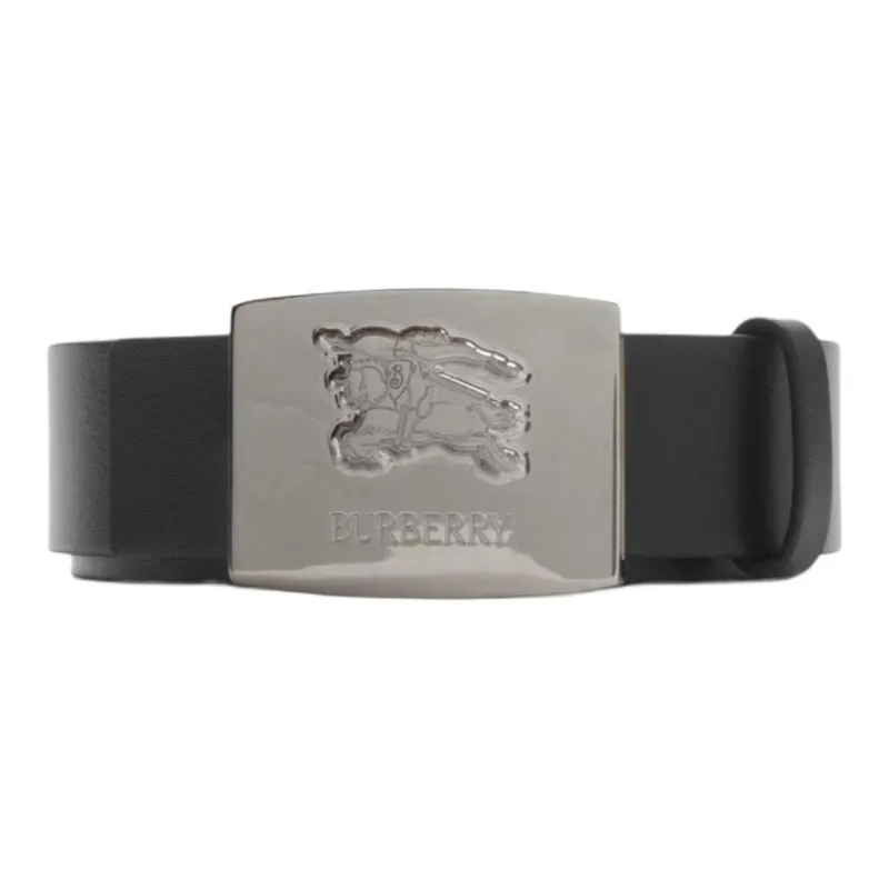 Burberry Calfskin Leather Belts Men's Brown 3CM-2