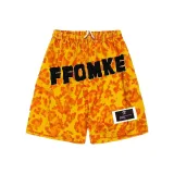Yellow Leopard Print Single Layer Black Letter