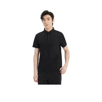 LESS IS MORE Polo Shirt Men's Black