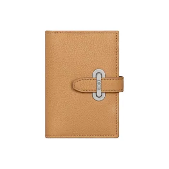 DIOR Cow Leather Wallet Unisex Brown