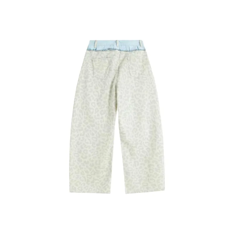 ABCMININ Casual Pants Women's White-1