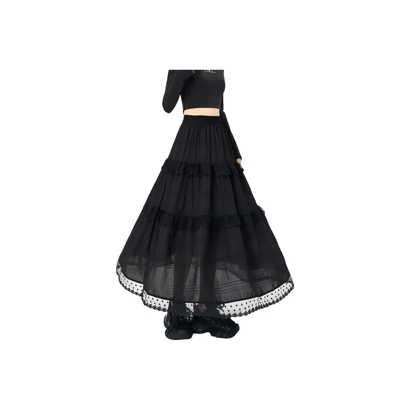 XIANSINIAO Casual Long Skirt Women's-0