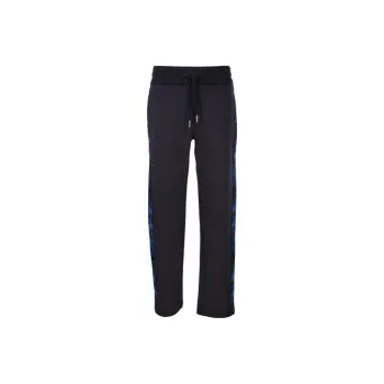 MISSONI FW22 Straight Sports Pants Men's Blue