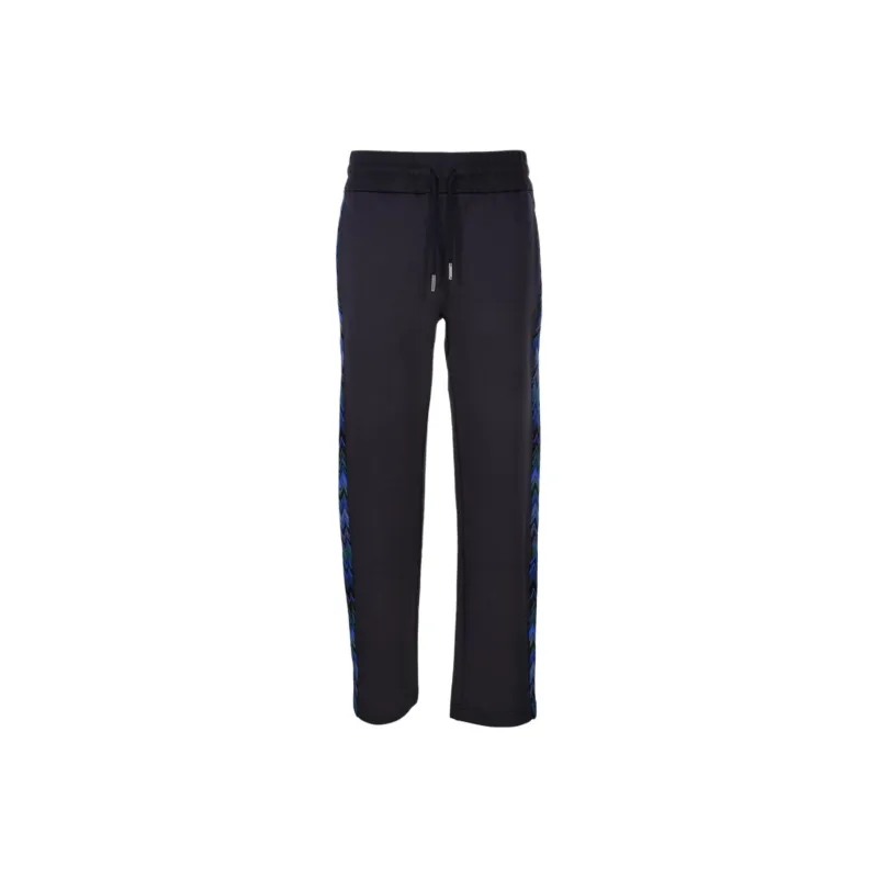 MISSONI FW22 Straight Sports Pants Men's Blue-0