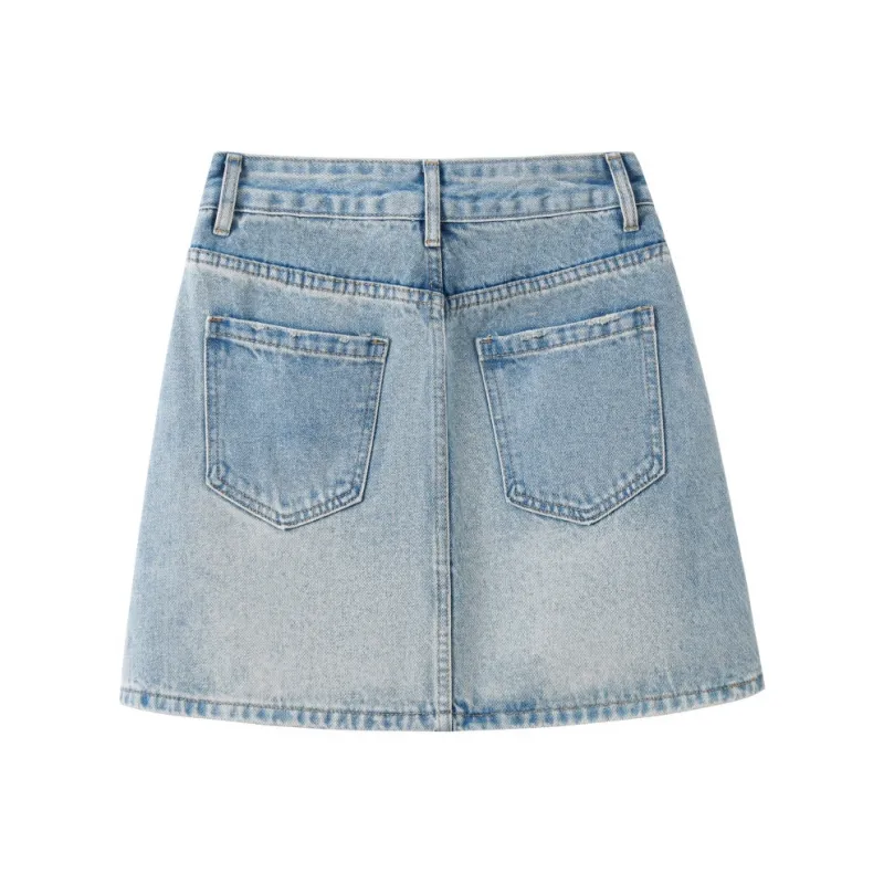 AHDO Denim Short Skirts Women's-1
