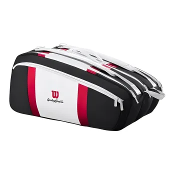 Wilson Tennis Racket Bags Unisex Black White Red