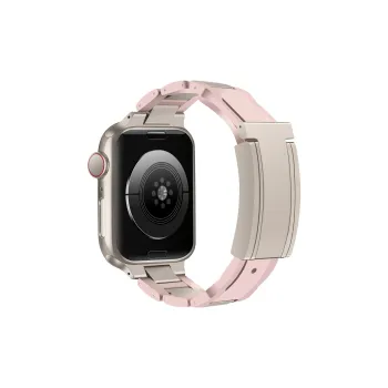 Sopi Apple Compatibility Watch Band Rubber, Stainless Steel Material