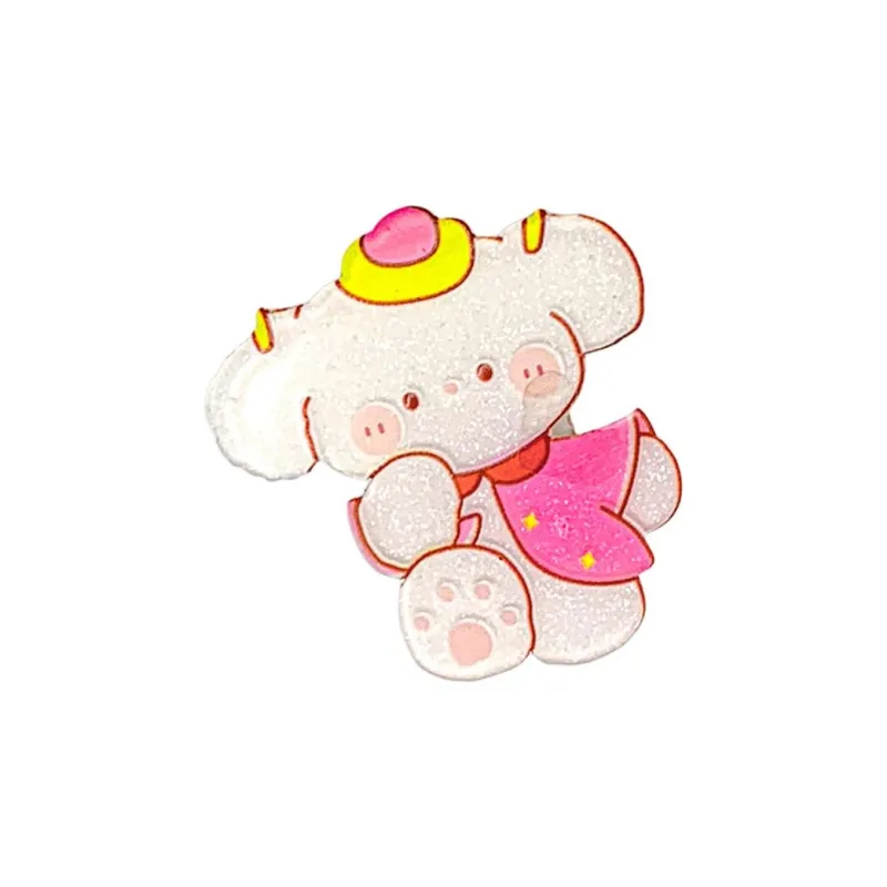 JIANYINGSHU Acrylic Hair Clips Unisex-13