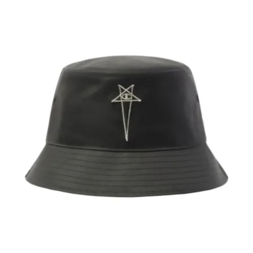 RICK OWENS/RO Polyamide Bucket Hats Men's Black