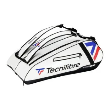 TECNIFIBRE Tennis Racket Bags Polyvinyl Chloride Unisex White