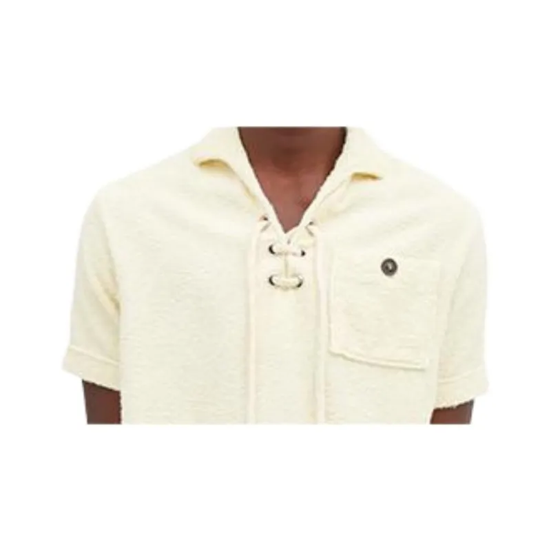 Maison Margiela Polo Shirt Unisex Ivory White-1