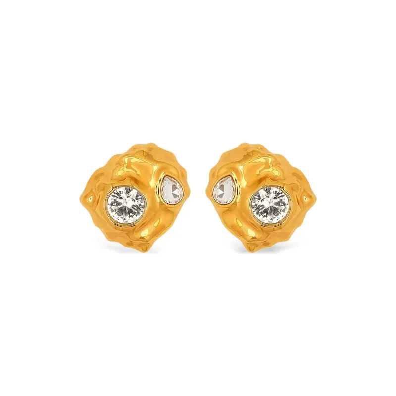 Oscar De La Renta Textured Clip on Earrings-0