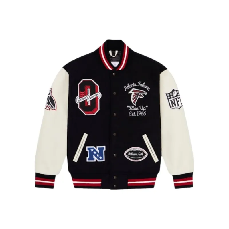Ovo X Nfl Atlanta Falcons Varsity Jacket-0