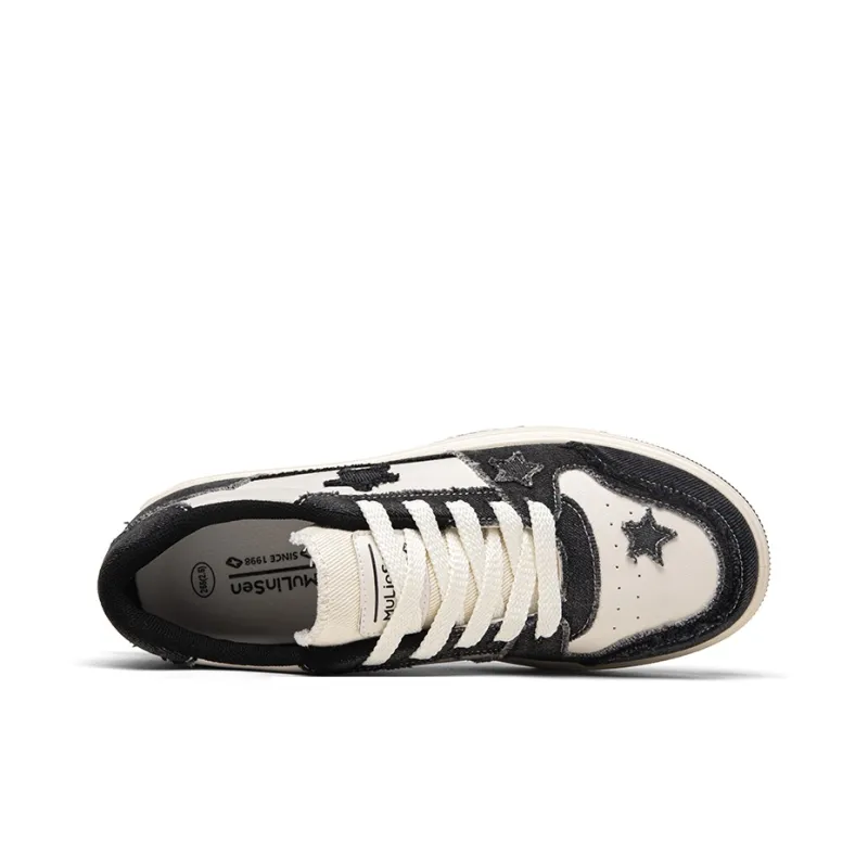 Mulinsen Cushioning Abrasion Resistant Lightweight Support Low Top Skateboard Shoes Men's-8