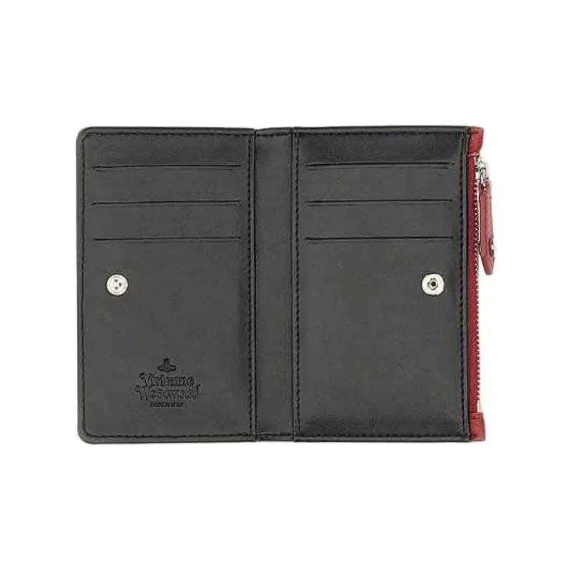 Vivienne Westwood Recycled Polyurethane Wallet Women's Red-2