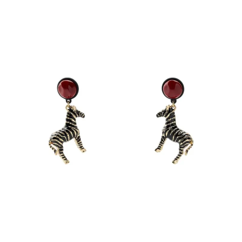 ZARA Metal Earrings Women's Gold-0