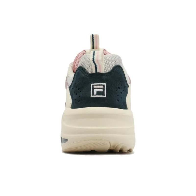 FILA Ray Tracer Anti Slip Wear Resistant Low Top Chunky Sneakers Unisex Beige Gray-2
