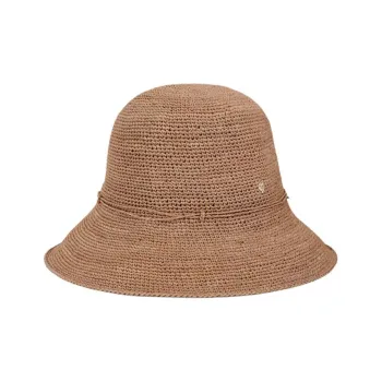HELEN KAMINSKI Raffia Bucket Hats Unisex Brown