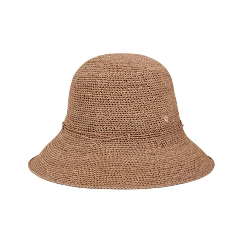HELEN KAMINSKI Raffia Bucket Hats Unisex Brown-0