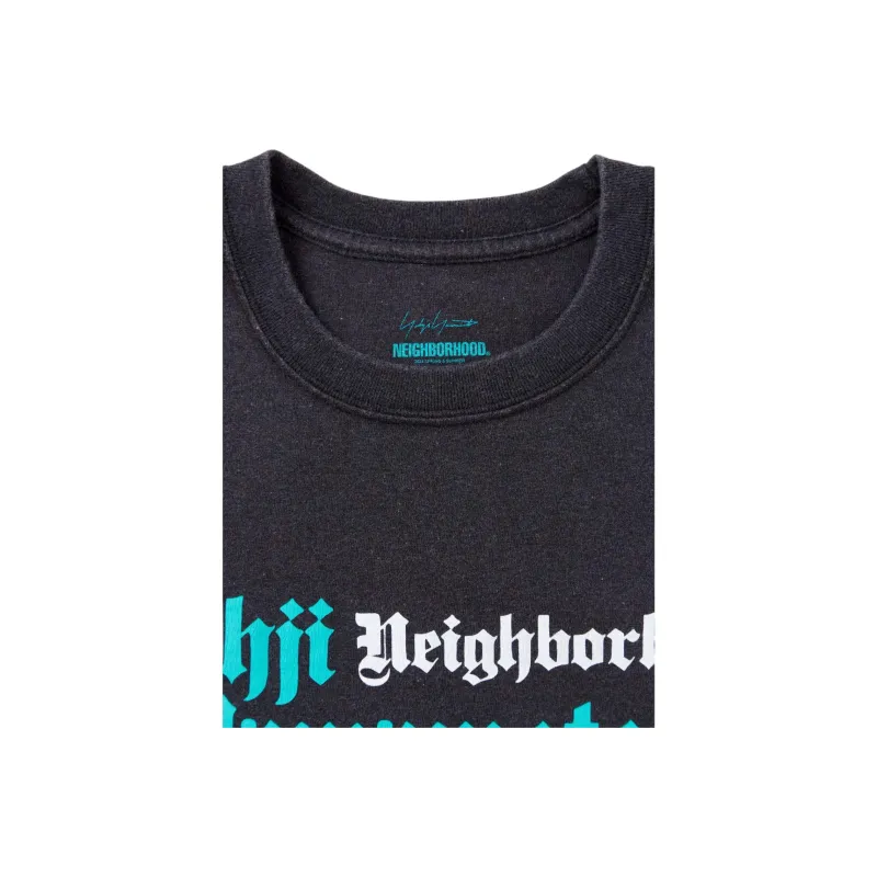 Yohji Yamamoto X Neighborhood Graphic print Cotton T shirt-2