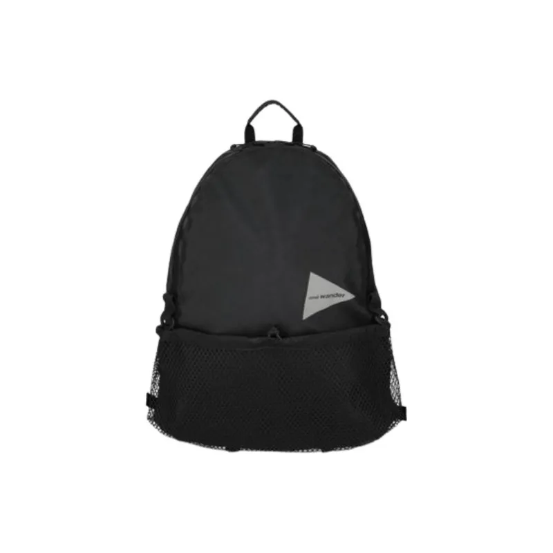 And Wander Polyester Backpack Regular Women's Black-0
