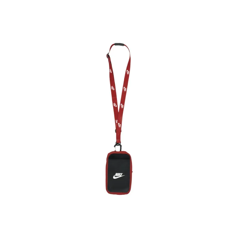 Nike Polyester Cell Phone Pouch Unisex Red & Black-0