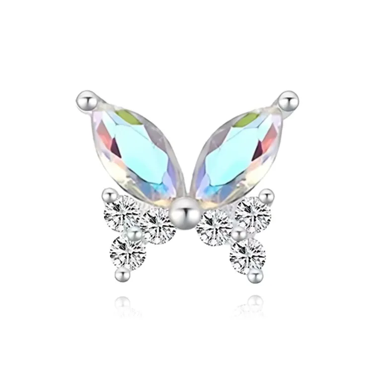 VEZA Sterling Silver Stud Earrings Women's-0