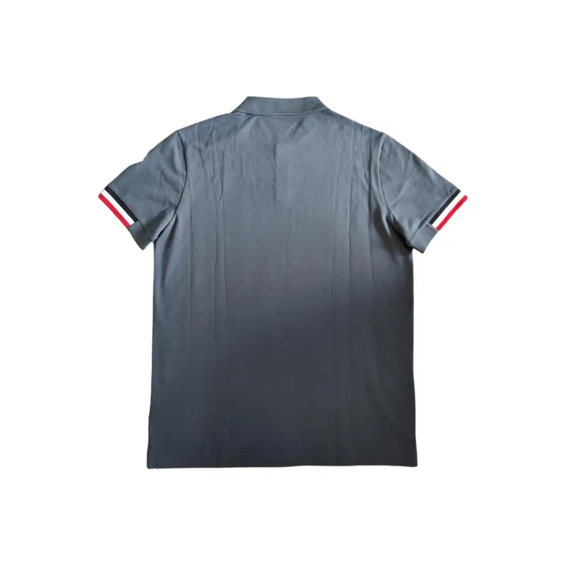 Moncler Polo Shirts Men Gray-1