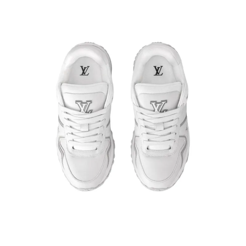 LOUIS VUITTON Run Away Low Top Casual Shoes Men's White-3